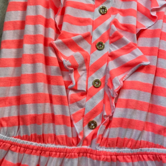 Lilly Pulitzer Dress! 💕 Gold & Neon - Picture 3 of 4